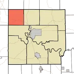 Location in Lawrence County