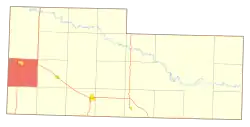 Location of Reeder Township, North Dakota