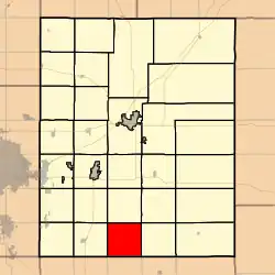 Location within Butler County