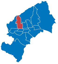 Location of Črnomerec