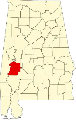 Marengo County map