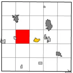 Location of Clinton, within Barron County, Wisconsin