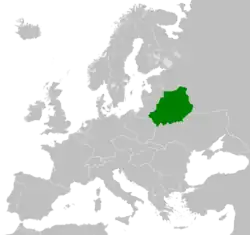 Land claimed by the BNR at the time