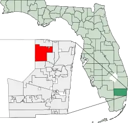 Location of Coral Springs, Florida