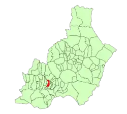 Illar, in red, shown in Almería