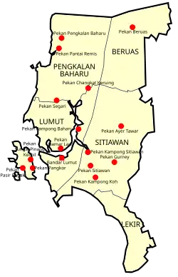 Mukim Beruas in Manjung District