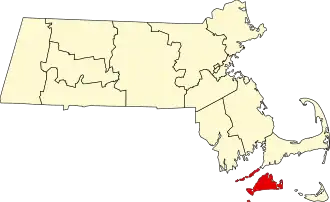 Dukes County map