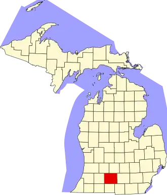Calhoun County map