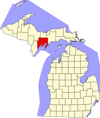 Delta County map