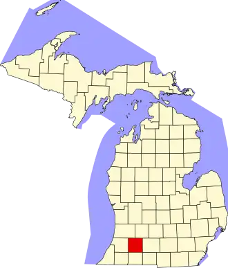 Kalamazoo County map