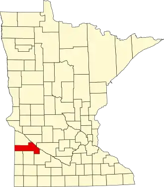 Yellow Medicine County map