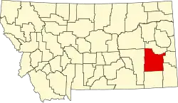 Custer County map