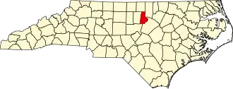 Durham County map
