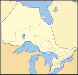 Location of Prince Edward