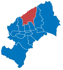 Podsljeme as a part of Zagreb