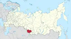 Location of Altai Krai