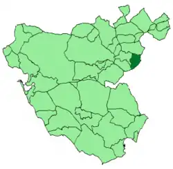Location of Villaluenga del Rosario