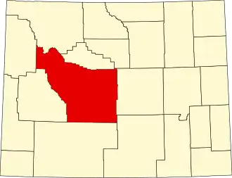 Fremont County map