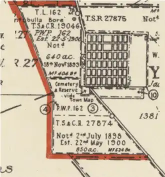 Town map c1900