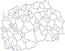 Location of Zajas Municipality