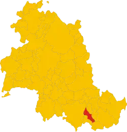 Location of Sant'Anatolia di Narco