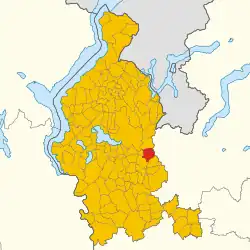 Location of Vedano Olona
