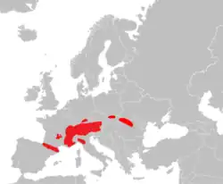 Map of range