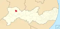 Location of Granito in Pernambuco