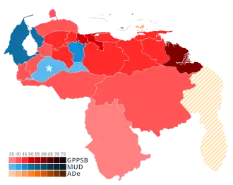 Results by state.