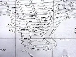Map of the Júlia Kubitschek neighborhood