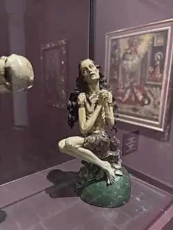 Carved wooden statuette (anonymous, 17th century) from the National Museum of Ecuador, Quito.