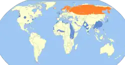 Map of range