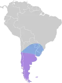 Map of range