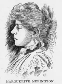 Newspaper drawing of Merington in the Cheyenne County Rustler, 1896