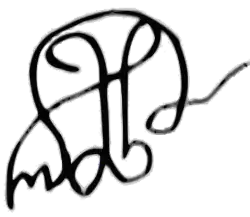 Mariam Dadiani's signature