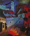 Police sentinel in Vilnius, 1917, tempera on canvas, Museo Comunale d'Arte Moderna, Ascona