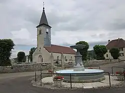 The church in Marigny