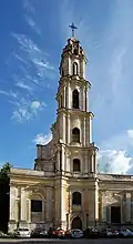 Façade of the church in 2009
