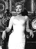 Actress Marilyn Monroe was perceived as the queen of curves in the 1950s.[164] Her image has been used to popularize the hourglass figure.