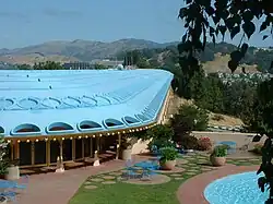 A view of the roof.