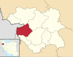 Location of Marivan County in&nbsp;Kurdistan&nbsp;province