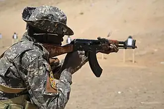 Firing an AKM