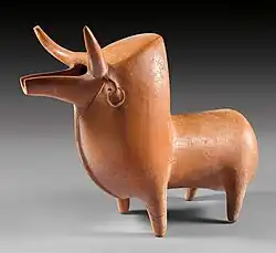 Iron-Age animal statue from Marlik.