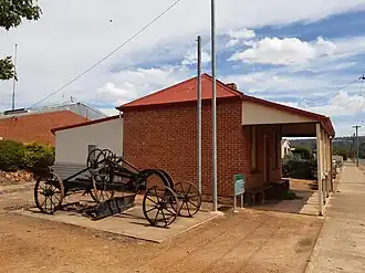 The heritage listed Marradong Road Board Office in Boddington, in use from 1925 to 1965