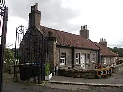 The bridge house controversially built for resident engineer Robert Reid, later used as Marriage House and as Toll House