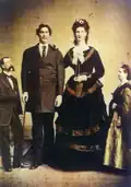 Martin van Buren Bates and Anna Haining Bates