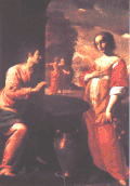 Giovanni Martinelli, Christ and the Samaritan at the Fountain, 1638