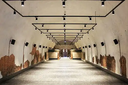 The interior of the Gunpowder warehouse