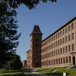 Marysville Place houses a number of offices for the provincial government.