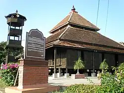 Kampung Laut Mosque, one of the oldest mosques in Malaysia, showcasing the local architecture.
